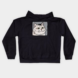 Sad cat Kids Hoodie